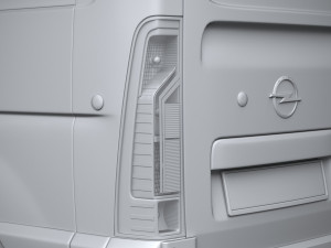 Opel Movano L1H1 2020 3D Modell