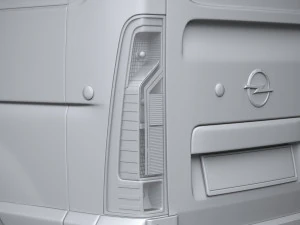 Opel Movano L1H1 2020 3D Model