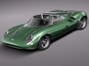Jaguar XJ13 1966 3D Model