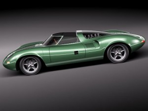 Jaguar XJ13 1966 3D Модель