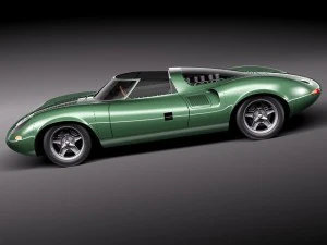 Jaguar XJ13 1966 3D Model