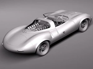 Jaguar XJ13 1966 3D Model
