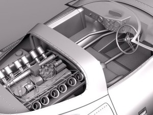 Jaguar XJ13 1966 3D Модель