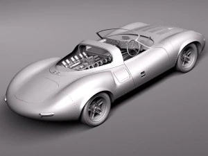 Jaguar XJ13 1966 3D Model