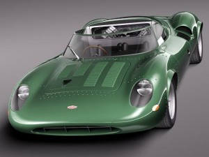Jaguar XJ13 1966 3D Модель