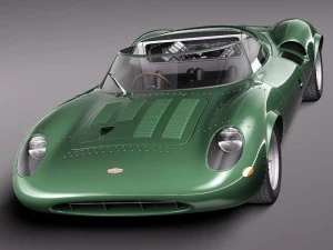 Jaguar XJ13 1966 3D Model