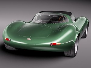 Jaguar XJ13 1966 3D Модель