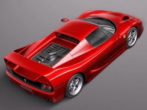 Ferrari F50 1995 3D Model