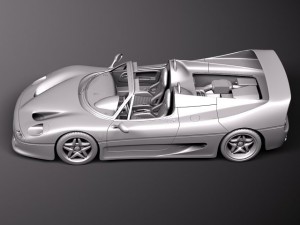 Ferrari F50 1995 3Dモデル
