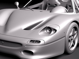 Ferrari F50 1995 3Dモデル