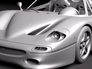 Ferrari F50 1995 3D Model
