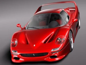 Ferrari F50 1995 3D Model