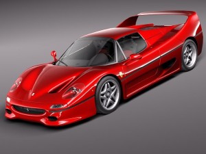 Ferrari F50 1995 3Dモデル