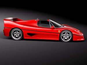 Ferrari F50 1995 3D Model
