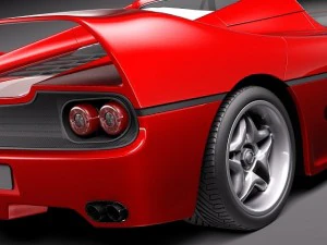 Ferrari F50 1995 3D Model