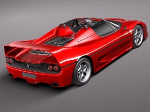 Ferrari F50 1995 3D Model