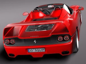 Ferrari F50 1995 3D Model