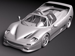 Ferrari F50 1995 3Dモデル