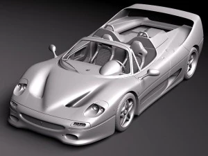 Ferrari F50 1995 3D Model