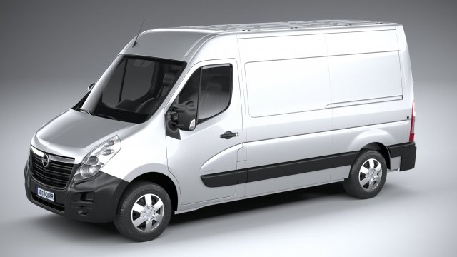 Opel Movano L2H2 2018 Modelo 3D .c4d .max .obj .3ds .fbx .stl .blend