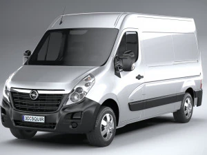 Opel Movano L2H2 2018 3D Model