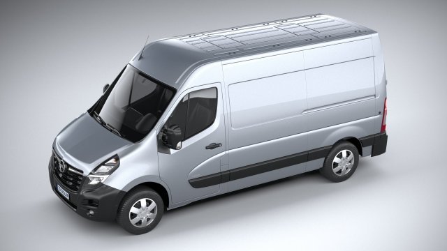 opel movano l2h2 2020 3D Model in Van and Minivan 3DExport