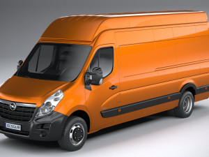 Opel Movano L4H3 2018 Model 3D
