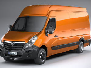 Opel Movano L4H3 2018 Model 3D