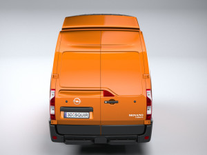 Opel Movano L4H3 2018 Model 3D