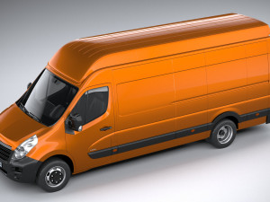 Opel Movano L4H3 2018 Model 3D
