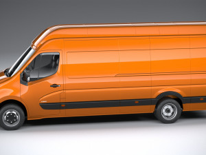 Opel Movano L4H3 2018 Model 3D