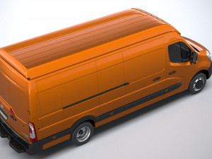 Opel Movano L4H3 2018 Model 3D