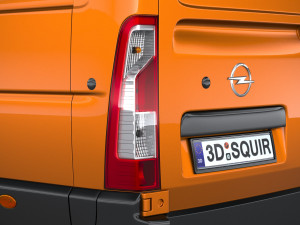 Opel Movano L4H3 2018 Model 3D