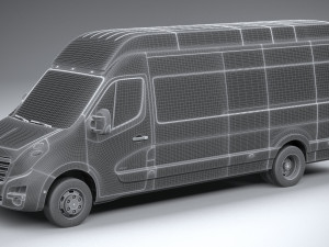 Opel Movano L4H3 2018 Model 3D