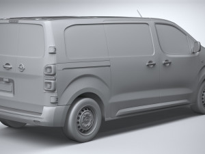 Opel Vivaro 2020 3D Model