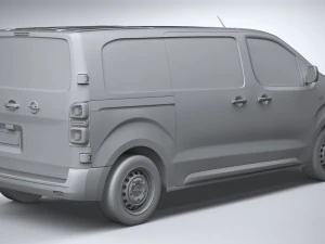 Opel Vivaro 2020 3D Model