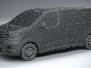 Opel Vivaro 2020 3D Model