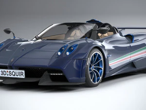 Pagani Huayra Tricolore 2021 3D Model