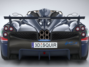 Pagani Huayra Tricolore 2021 3D Model