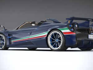 Pagani Huayra Tricolore 2021 3D Model
