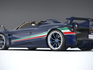 Pagani Huayra Tricolore 2021 3D Model