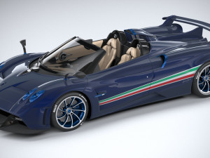 Pagani Huayra Tricolore 2021 3D Model