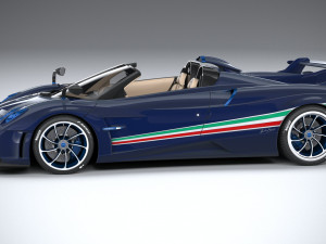 Pagani Huayra Tricolore 2021 3D Model