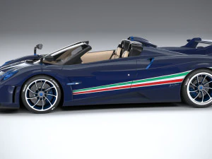 Pagani Huayra Tricolore 2021 3D Model