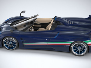 Pagani Huayra Tricolore 2021 3D Model