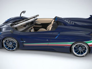 Pagani Huayra Tricolore 2021 3D Model