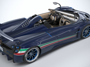 Pagani Huayra Tricolore 2021 3D Model