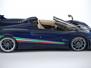 Pagani Huayra Tricolore 2021 3D Model