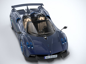 Pagani Huayra Tricolore 2021 3D Model