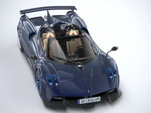 Pagani Huayra Tricolore 2021 3D Model
